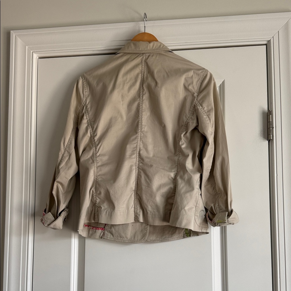 Sigrid Olsen Beige Utility Jacket - Picture 2 of 3